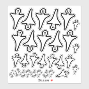 Diversos Pegatinas fantasmas de Halloween