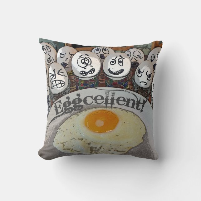 ¡Divertida Almohada Eggcellent! (Anverso)