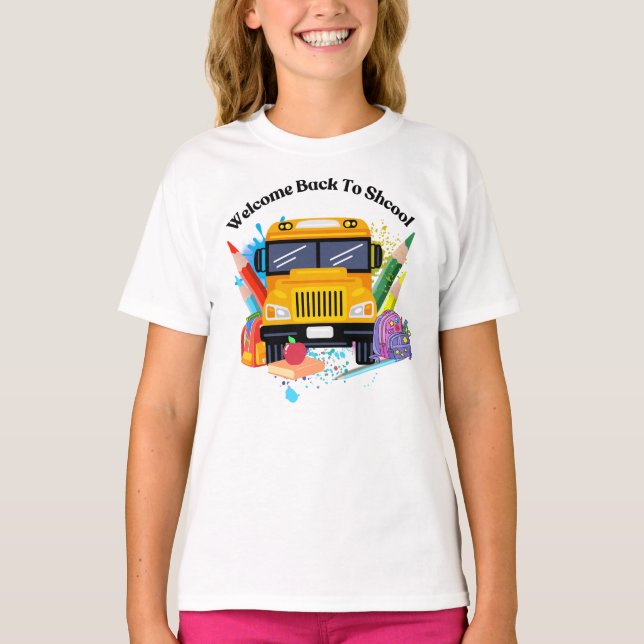 Divertida bienvenida de vuelta a la camiseta de la (Anverso)