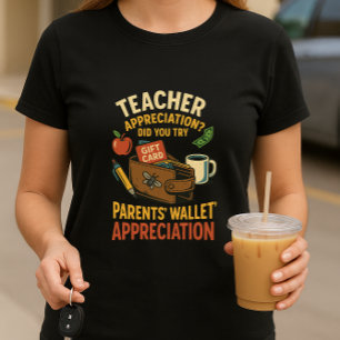 Divertida Camisa de Apreciación del Profesor; Cart