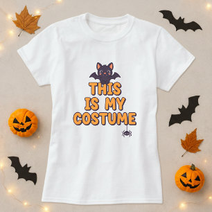 Divertida Camisa De Halloween; Esta Es Mi Disfraz