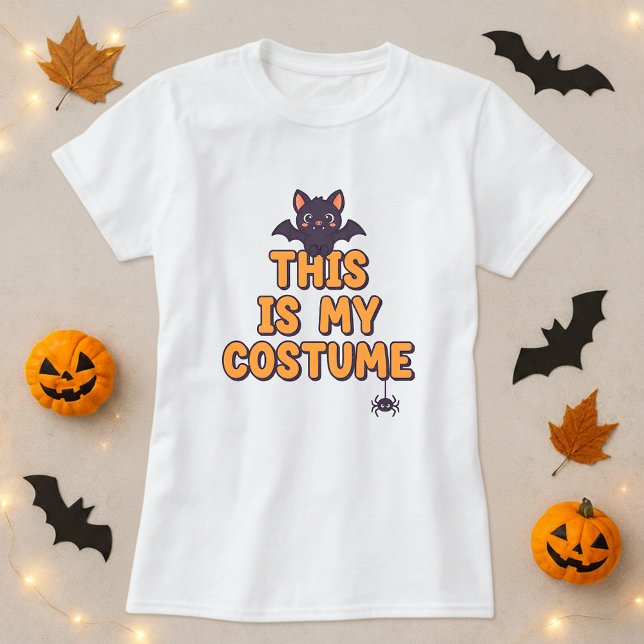 Divertida Camisa De Halloween; Esta Es Mi Disfraz (Subido por el creador)
