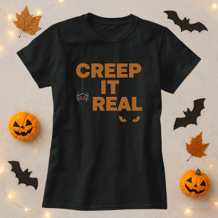 Divertida camiseta de Halloween; Arruébrenla araña
