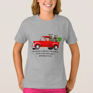 Divertida camiseta de Navidades de animales de Rac