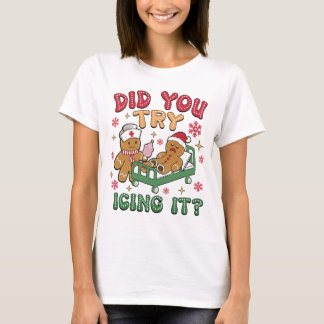 Divertida camiseta de Navidades de enfermeras