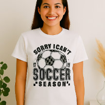 Divertida camiseta de temporada de fútbol - Lo sie