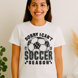 Divertida camiseta de temporada de fútbol - Lo sie