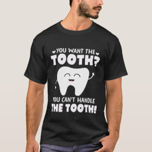 Divertida camiseta de tono humorístico para el DDS