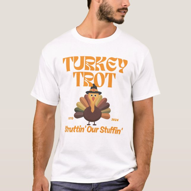 Divertida camiseta de trote turca para los corredo (Anverso)