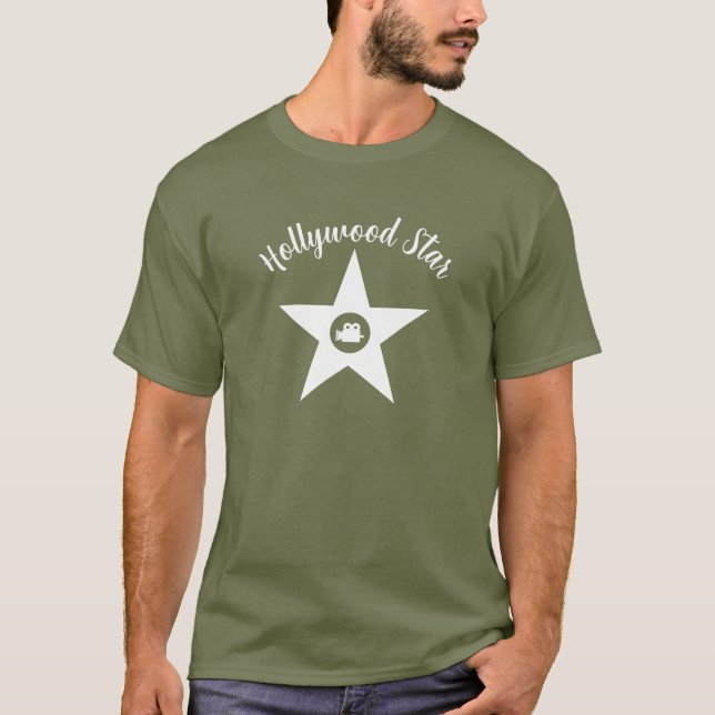 Divertida camiseta de una estrella de Hollywood (Anverso)