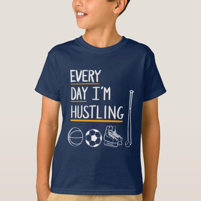 divertida camiseta deportiva para niños activos (Anverso)