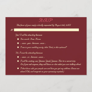 Divertida Elegante Invitación Personalizada de Con