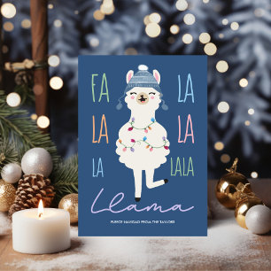 Divertida Fa La La Llama Fleece Navidad Navidad