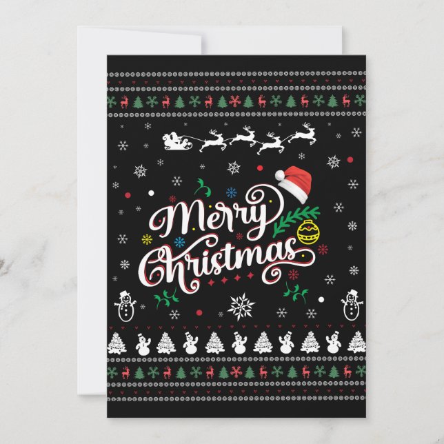 Divertida Fea Feliz Navidad (Anverso)