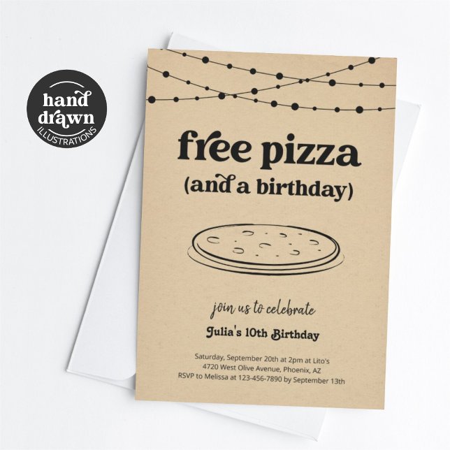 Divertida invitación a la fiesta de cumpleaños Piz (Subido por el creador)