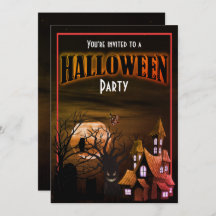 Divertida invitación a la fiesta de Halloween de S
