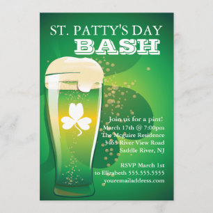 Divertida invitación a la fiesta de San Patricio