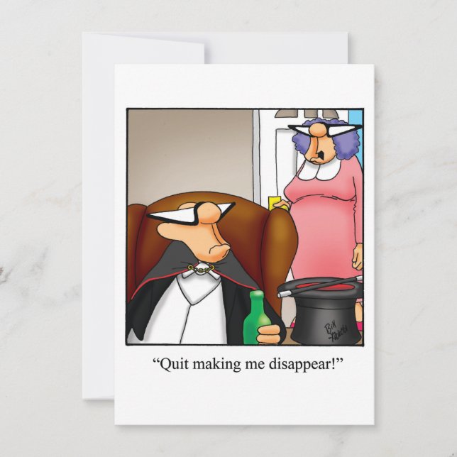 Divertida invitación de fiesta de aniversario de b (Anverso)