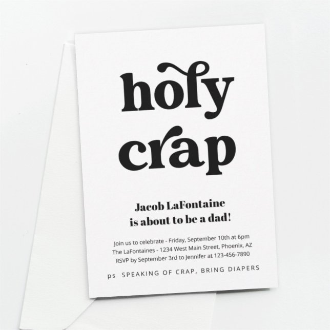 Divertida Invitación de Pañales para Papá Fiesta d (Subido por el creador)