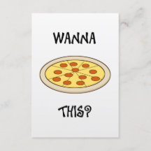 Divertida invitación de Pizza Party