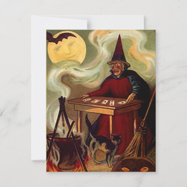 ¡DIVERTIDA INVITACIÓN DEL PARTIDO HALLOWEEN ~ EZ A (Anverso)