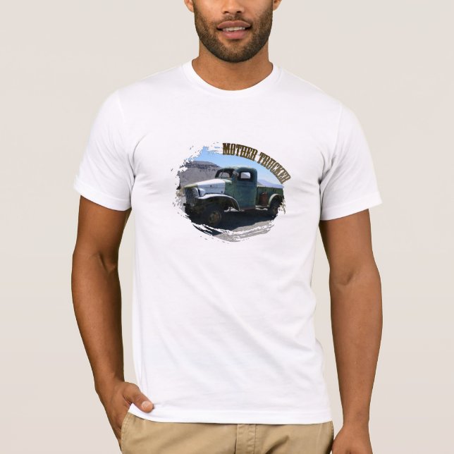 ¡Divertida Madre Camiseta Camionera! (Anverso)