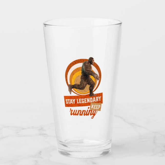 Divertida Motivación para Correr de Bigfoot (Anverso)
