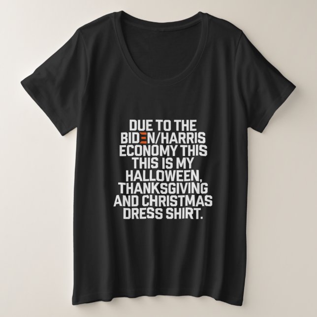 Divertida Navidad Economía Biden Harris (Anverso del diseño)