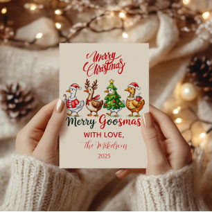 Divertida Navidad Gansmas