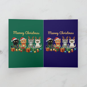 Divertida Navidad Gatuna Gatos Lindos Gatos Bebés