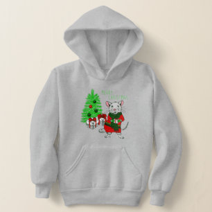 divertida rata de árbol de navidad