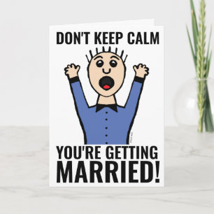 DIVERTIDA TARJETA DE BODA, ¡NO TE CALLES!
