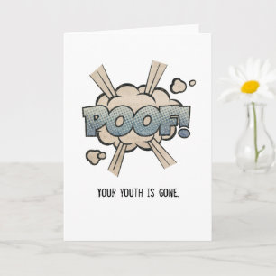 ¡Divertida tarjeta de cumpleaños de la juventud pe