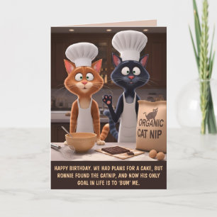 Divertida tarjeta de cumpleaños personalizable con