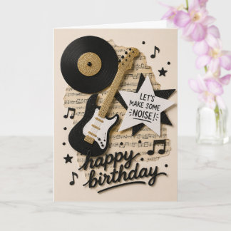 Divertida Tarjeta de Feliz Cumpleaños con Tema de