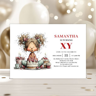 Divertida Tarjeta de Invitación de Cumpleaños para