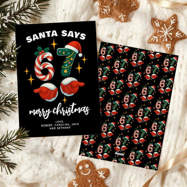 Divertida tarjeta de Navidad 6-7 Meme 67 (Subido por el creador)