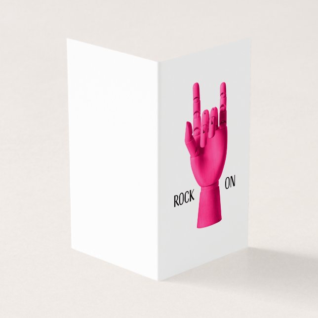 Divertida tarjeta de saludo para el mecedor en tu  (Exterior)