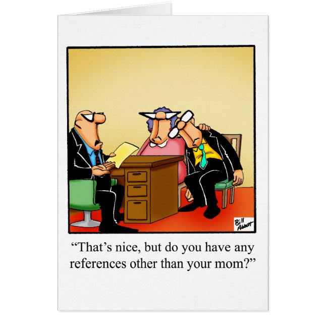 Divertida tarjeta del Jefe Nacional "Spectickles" (Frente)