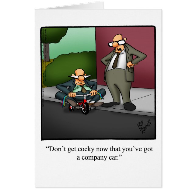 Divertida tarjeta del Jefe Nacional "Spectickles" (Frente)
