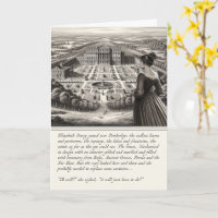 Divertida Tarjeta Orgullo y Prejuicio Jane Austen