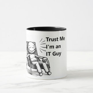 Divertida taza para un chico de TI