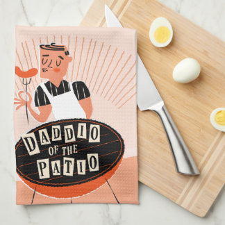 Divertida toalla de cocina para papá, Daddio del p