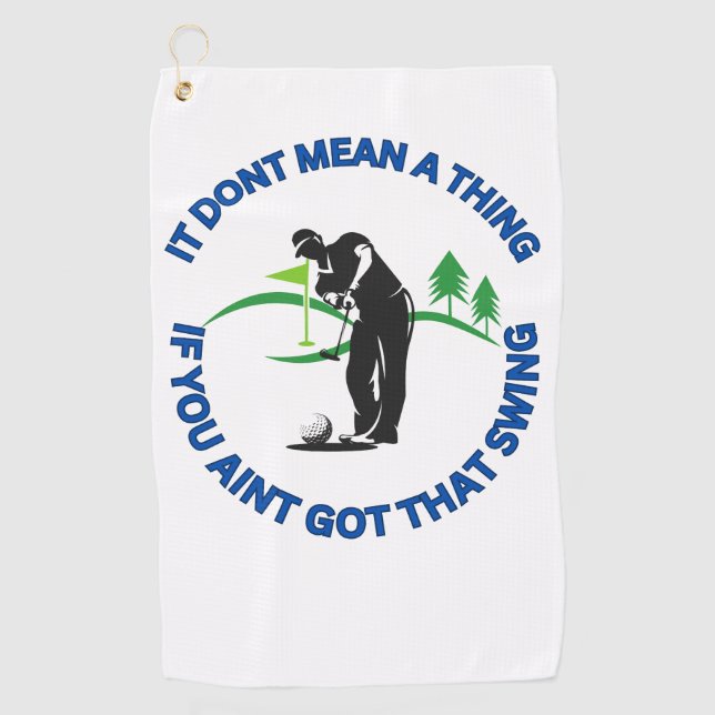 Divertida toalla de golf para hombres (Anverso)