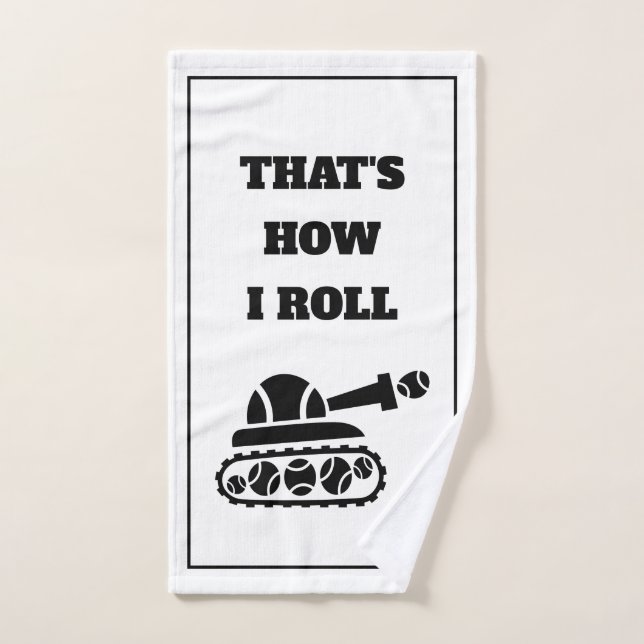 Divertida toalla de mano para tenis o entrenador (Toalla de mano)