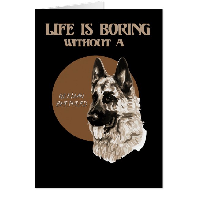 Divertida vida de pastor alemán (Frente)