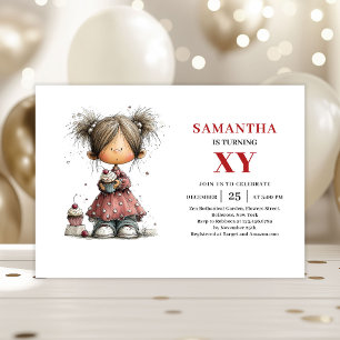 Divertida y Linda Invitación de Cumpleaños para Ni