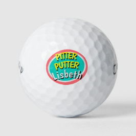 Divertidas bolas de golf de Novedad femenina