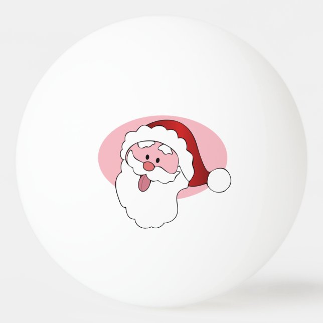 Divertidas bolas de ping pong de Santa personaliza (Anverso)