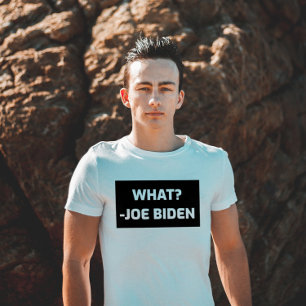 ¿DIVERTIDAS CAMISETAS CONFUNDIDAS DE JOE BIDEN "QU